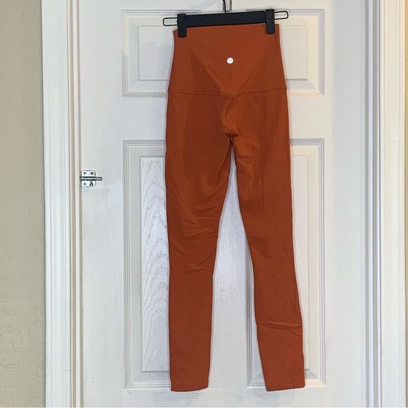 Lululemon Align Super-High-Rise Pant 28" Canyon Orange Size 2 - Picture 2 of 8